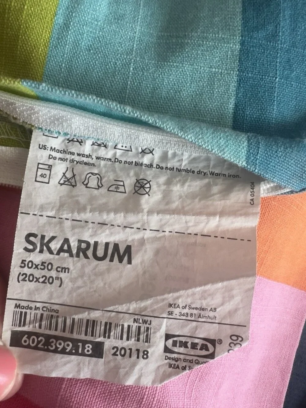 PAIR IKEA SKARUM Pillow Covers 20